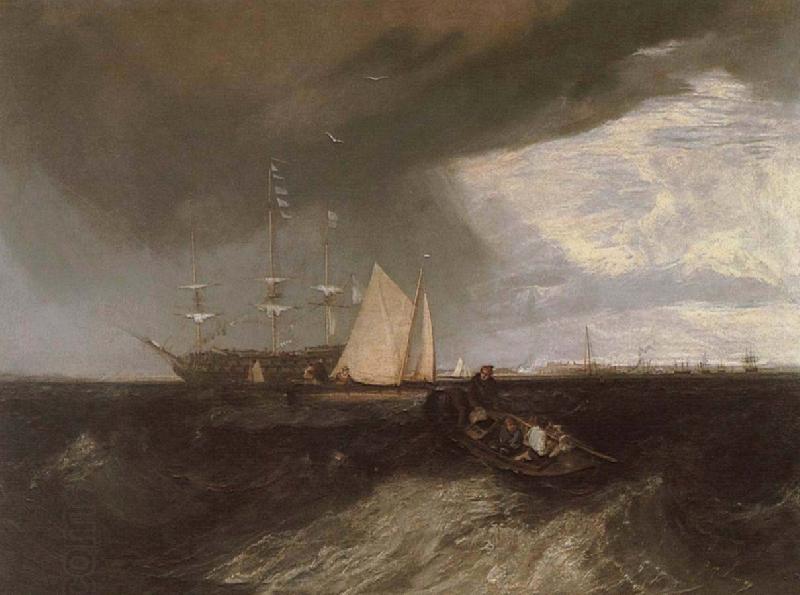 Joseph Mallord William Turner Warship